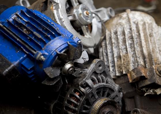 Scrap electric motors